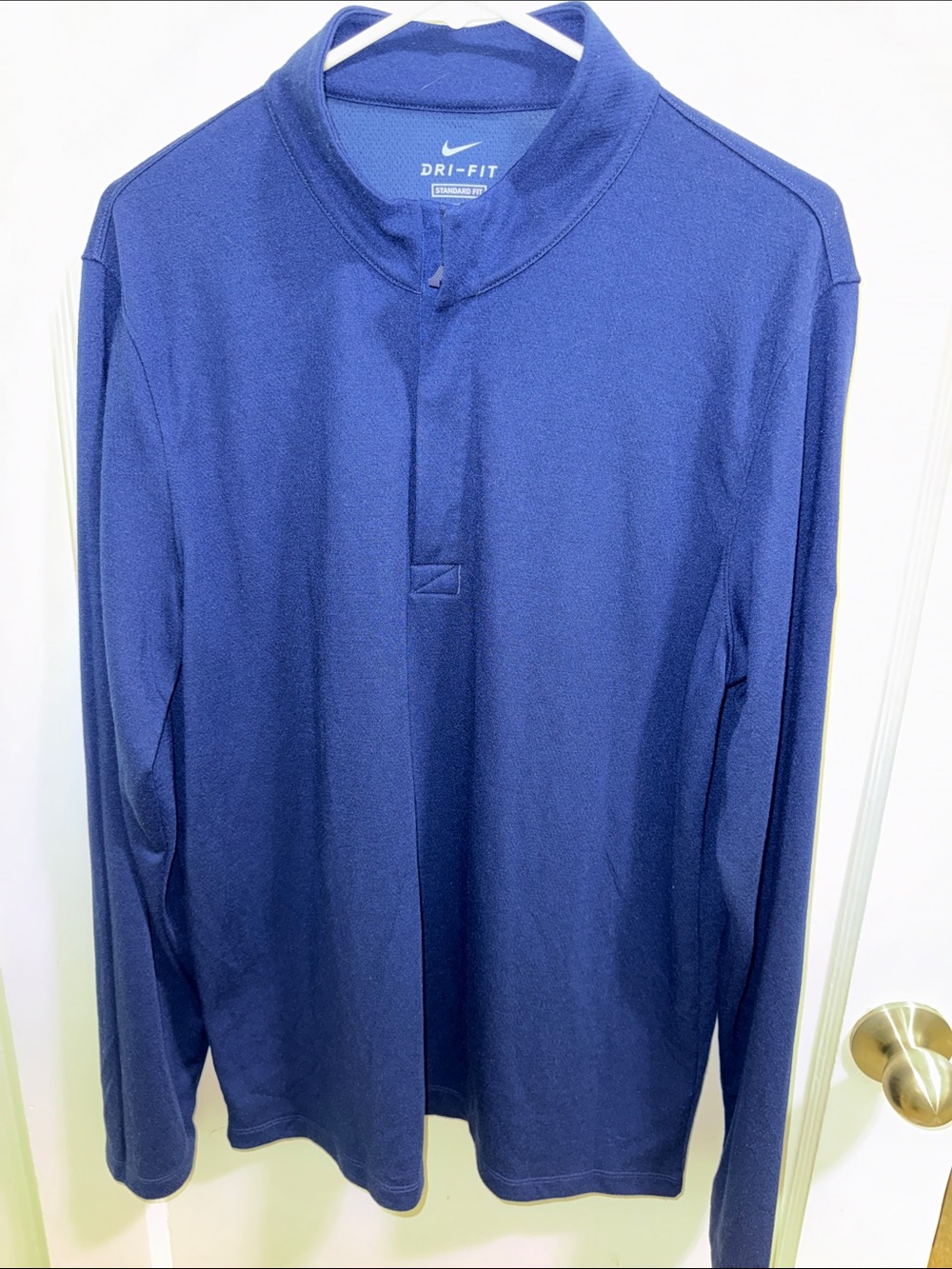 Men’s golf pullover - standard fit / dri-fit size large